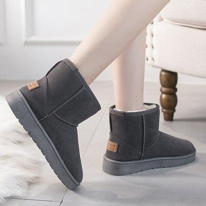 メゾンドラティール maison de LATIR 防寒ムートンブーツ （グレー