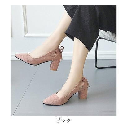 メゾンドラティール maison de LATIR バックリボン太ヒール ミュールパンプス（ブラック(スムース)）｜locondo-shopping｜20