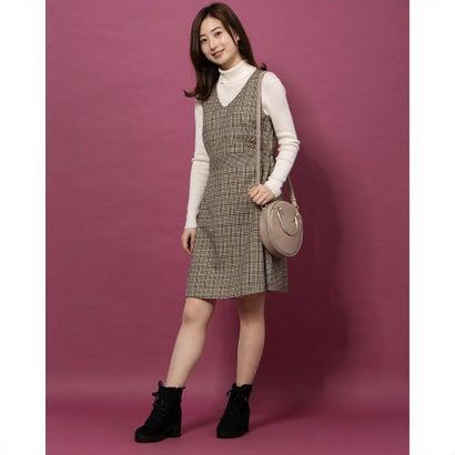 マジェスティックレゴンアウトレット Majestic Legon Outlet チェック柄ノースリワンピース ブラウン柄 ブランド公式 Locomall ロコモール 通販 Paypayモール