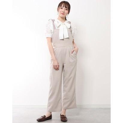 マジェスティックレゴンアウトレット Majestic Legon Outlet ショルダーリボンサロペット グレージュ ブランド公式 Locomall ロコモール 通販 Paypayモール