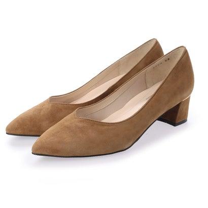 人気が高い メルモ Melmo ポインテッドトゥvカットパンプス ブラウンスエード 高速配送 Www Simon Page Com