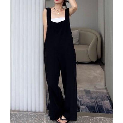 ミージェーン me Jane 都会派ルックのサロペットワイドパンツ