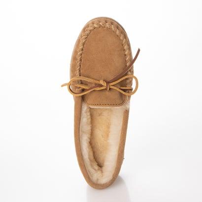 ミネトンカ MINNETONKA SHEEPSKIN HARDSOLE MOC （GOLDEN TAN）｜locondo-shopping｜04