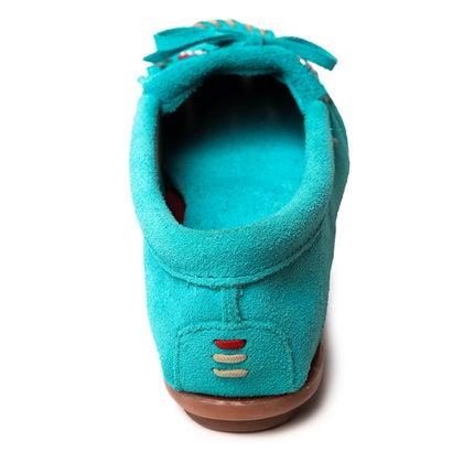 ミネトンカ MINNETONKA Women's Thunderbird Animikii （Turquoise Suede）｜locondo-shopping｜04