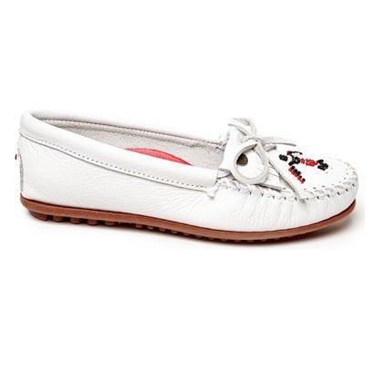 ミネトンカ MINNETONKA Women's Thunderbird Animikii （White Leather）｜locondo-shopping｜02