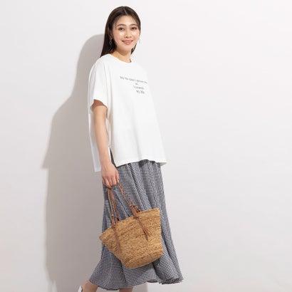 ミゼール missel ワイドシルエット・メッセージTシャツ （ホワイト）｜locondo-shopping｜09