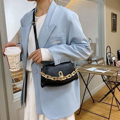 ミニミニストア miniministore チェーンデザイン ミニ ショルダーバッグ (ブラウン)|locondo-shopping|04