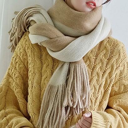 ミニミニストア Miniministore リバーシブル ストール 秋冬 厚手無地 リバーシブル マフラー かわいい フリンジマフラー レディース 大 ブランド公式 Locomall ロコモール 通販 Paypayモール