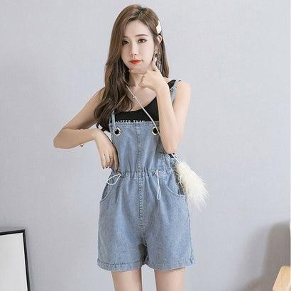 ミニミニストア Miniministore デニムショートサロペット デニムパンツ ジーンズ ボトムス オーバーオール パンツ レディース パンツ ブランド公式 Locomall ロコモール 通販 Paypayモール