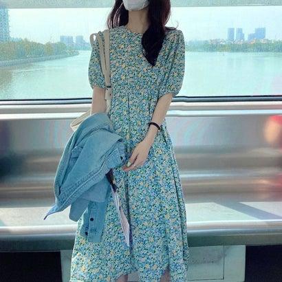 花柄 ロングワンピース レディース 春夏 : ブランド公式 LOCOMALL