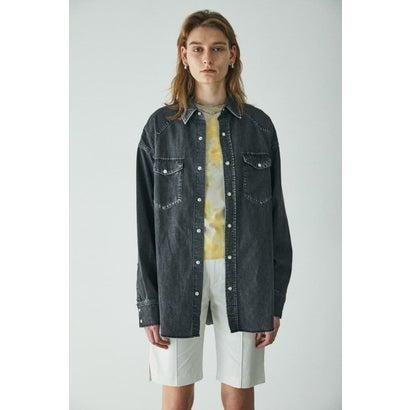 マウジー Moussy Loose Denim Shirt ライトブラック ブランド公式 Locomall ロコモール 通販 Paypayモール