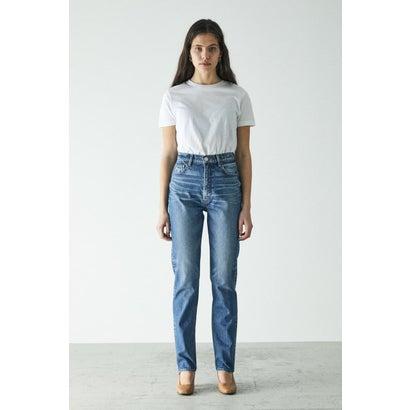 マウジー moussy PLAIN JEANS STRAIGHT SLIM （ブルー