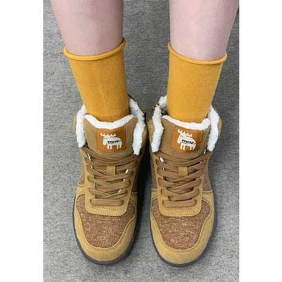 モズ moz ボアスニーカー ハイカットシューズ (CAMEL)|locondo-shopping|06