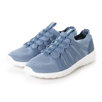 モズ moz Balancoire 軽量 コードニットスニーカー （ブルー） | moz