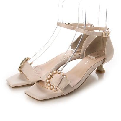 モード エ ジャコモ カリーノ MODE ET JACOMO carino パールバックルアンクルベルトサンダル （ベージュ） | ブランド登録なし | 03