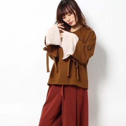 ナノ ユニバース アウトレット Nano Universe Outlet 異素材袖カットトップス キャメル ブランド公式 Locomall ロコモール 通販 Paypayモール