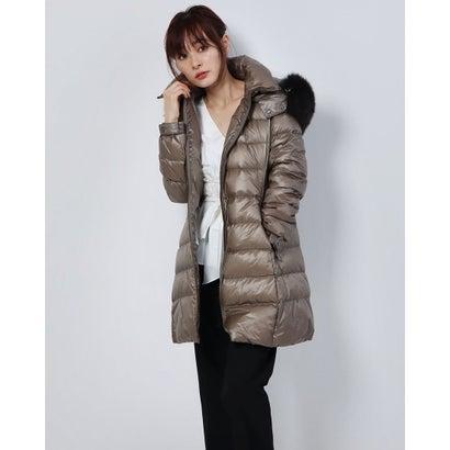 ナノ ユニバース アウトレット Nano Universe Outlet 西川ダウン Foxファーシャイニーダウン グレージュ ブランド公式 Locomall ロコモール 通販 Paypayモール