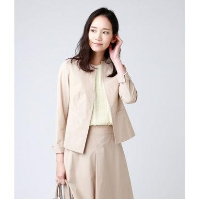 お気に入り ニューヨーカー Newyorker ウォッシャブル ポリコットンシャンブレー ノーカラージャケット ベージュ ジャケット レディースファッション ファッション 12 304 Www Jesuitnola Org