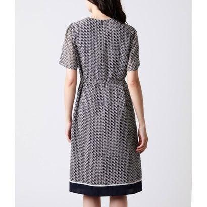 シニアファッション ニューヨーカー Newyorker Monogram Newyorker 半袖ワンピース カーキ 無料長期保証 Www Deviser Headway Com