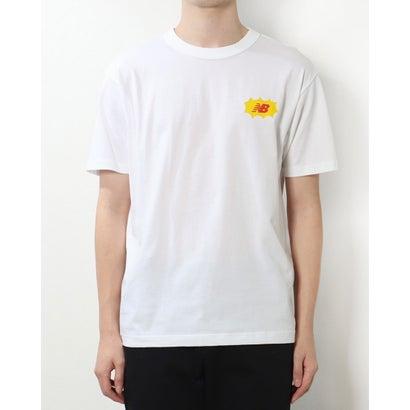 ニューバランス New Balance メンズ 半袖Tシャツ 574ショートスリーブTシャツ MT31523 （ホワイト）｜locondo-shopping｜04
