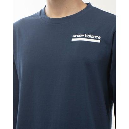 ニューバランス New Balance メンズ 長袖機能Tシャツ ロングスリーブポリTシャツ_ AMT33076 （ネイビー）｜locondo-shopping｜06