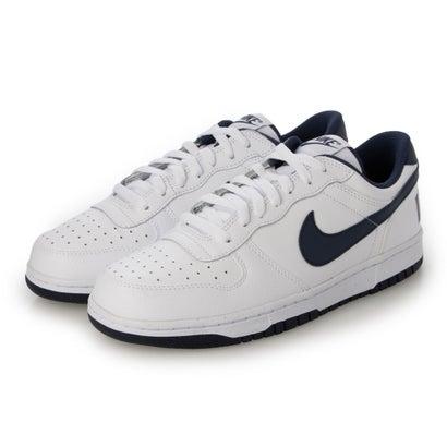 NIKE ホワイト/ネイビー スニーカー NIKE（ナイキ） NIKE 500 ビッグナイキ LOW 152140 （ホワイト