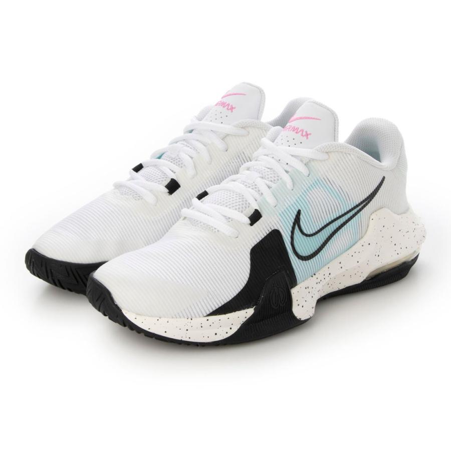 Nike バスケットボールシューズ ホワイト/ブラック NIKE（ナイキ） NIKE DM1124 AIR MAX IMPACT4 バスケットシューズ
