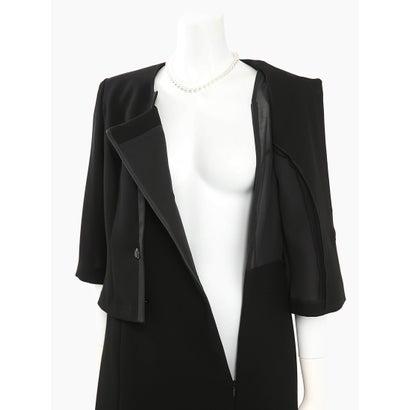 ニナーズ nina's ブラックフォーマル・喪服・礼服/大きいサイズ/前開きワンピース/スーツ （BLACK）｜locondo-shopping｜16