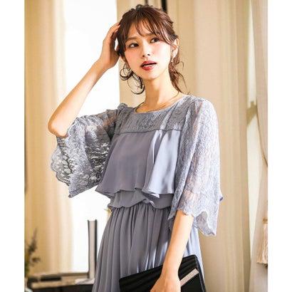 22年のクリスマス ニアナ Niana レーススリーブロング 結婚式ワンピース パーティードレス 成人式 同窓会 二次会 ドレス ブルーグレー 12 980円 Aynaelda Com