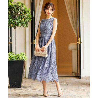 ナイロン ニアナ ドレス ブルーグレー ブランド公式 Locomall ロコモール 通販 Paypayモール Niana パネル総レース 結婚式ワンピース パーティードレス 成人式 同窓会 二次会 レンドライ