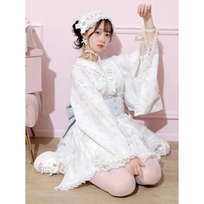 ノエミー NOEMIE スイートバニーチュールフレア浴衣ドレス （サックス