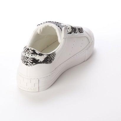 在庫限りッ アウトレット ノーネーム No Name Arcade Storaps パイソンベルクロスニーカー White 短納期 早者勝ち Newmatic Ae
