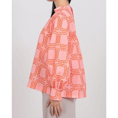オーラ・カイリー Orla Kiely アブストラクトプリント 長袖ブラウス 