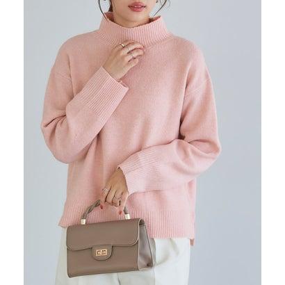 ウールライクハイネックニット （ライトピンク） : ブランド公式