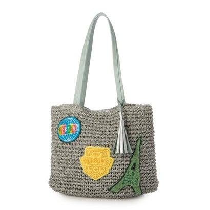 PERSON'S（パーソンズ） エッフェル塔 刺繍ワッペン ラメペーパー編み