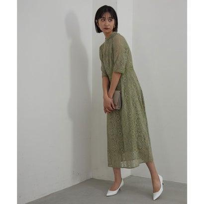 46 割引休日限定 プチローブ Petirobe Petirobe パネルレースドレスワンピース グリーン ワンピース チュニック レディースファッション ファッション Europeancubicles Com