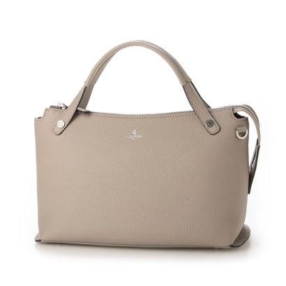 PELLE BORSA（ペレボルサ） 「レネット」2WAYバッグ （グレージュ