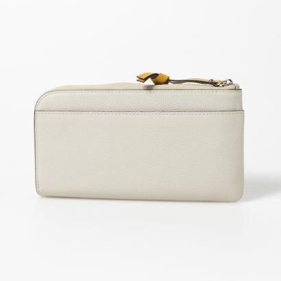 ✨未使用級✨PELLE BORSA（ペレボルサ）スリム長財布 シボ牛革アイボリー PELLE BORSA（ペレボルサ） PELLE BORSA L字ファスナーコンパクト長