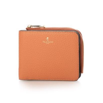 PELLE BORSA（ペレボルサ） 二つ折り財布 （サーモンオレンジ