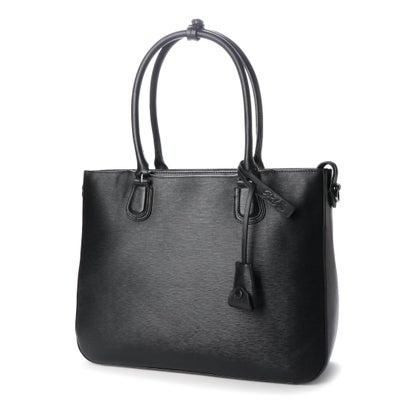 美品★ P.I.D トートバッグ　レザー　2WAY ブラック 大きめ ピー・アイ・ディー P.i.d 2wayレザートートバッグ （クロ