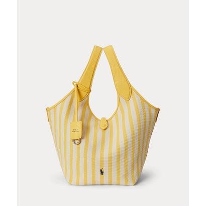 ポロ ラルフ ローレン POLO RALPH LAUREN Polo Play ストライプド キャンバス トート （700イエロー）