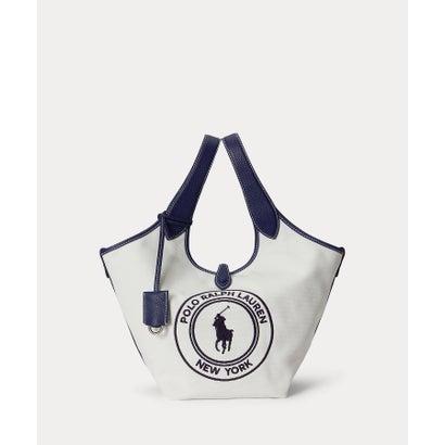 ポロ ラルフ ローレン POLO RALPH LAUREN Polo Play ロゴ キャンバス トート （100ホワイト）