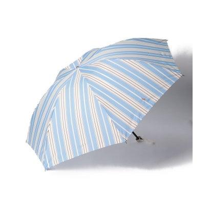 ポロラルフローレン　折りたたみ日傘 ストライプ柄 POLO RALPH LAUREN 折りたたみ傘 遮光 晴雨兼用折りたたみ日傘