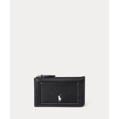 ポロ ラルフ ローレン POLO RALPH LAUREN Polo Play レザー ジップ カード ケース （001ブラック）