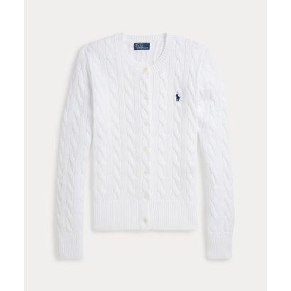 Polo by Ralph Lauren ケーブルニットカーディガン S 白 POLO RALPH LAUREN（ポロ・ラルフローレン） ポロ ラルフ ローレン