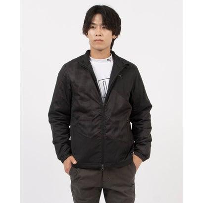 プーマ ハイパーストレッチFZ中綿ゴルフブルゾンM　定価2.6万 プーマ PUMA メンズ ゴルフ 中綿ジャケット ゴルフ ハイパーストレッチ