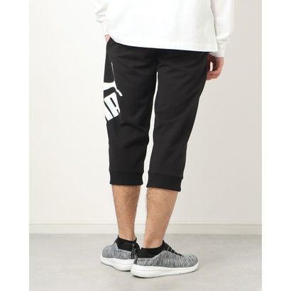 冬バーゲン 特別送料無料 プーマ Puma メンズ スウェットクォーターパンツ Ess ビッグロゴ3 4 スウェットパンツ 8491 ブラック Heartlandgolfpark Com