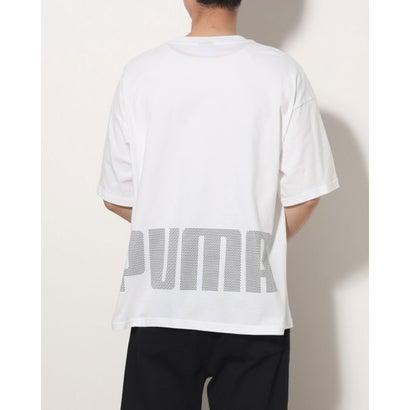 プーマ PUMA メンズ 半袖Tシャツ ビッグロゴ オーバーサイズ SS Tシャツ_ 676215 （PUMA WHITE）｜locondo-shopping｜03