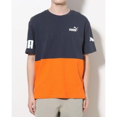 プーマ PUMA メンズ 半袖Tシャツ PUMA POWER カラーブロック Tシャツ_ 674926 （カイエン ペッパー）｜locondo-shopping｜04