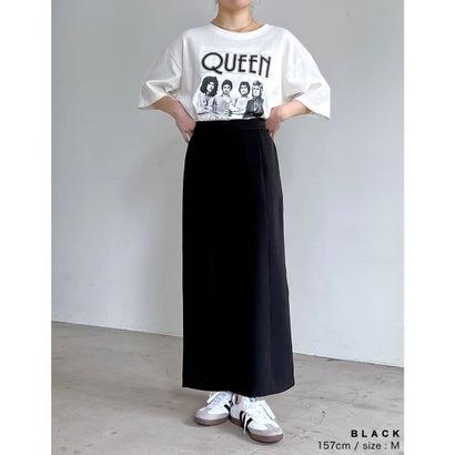 [低身長/高身長サイズ有]カットツイル切り替えナロースカート｜locondo-shopping｜03
